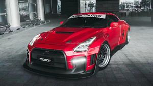 ชุดแต่งคาร์บอนไฟเบอร์สไตล์หุ่นยนต์สำหรับ Nissan GTR พร้อมกันชน สเกิร์ตข้าง ซุ้มล้อ ฝากระโปรง สปอยเลอร์ สำหรับอัพเกรด GTR - Product Image 3