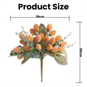 Ramo de Eryngo Artificial de Plástico Hecho a Mano de 30 cm de Largo, Altamente Recomendado, para Decoración de Bodas, Fiestas en Casa - Product Image 2
