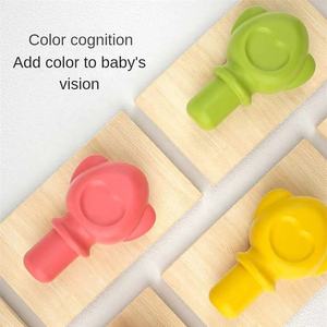 Jouet Montessori hérisson <span class=keywords><strong>motricité</strong></span> fine jouet sensoriel pour bébé <span class=keywords><strong>de</strong></span> <span class=keywords><strong>18</strong></span> + <span class=keywords><strong>mois</strong></span> cognition des couleurs activité d'apprentissage des nombres jouet éducatif - Product Image 5