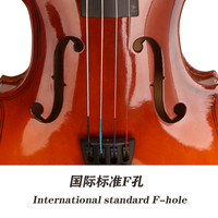 Violon chinois en érable massif de haute qualité de taille personnalisée fait à la main 4/4 1/2 3/4 fabriqué en Chine par un fabricant