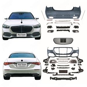 Conjunto de Parachoques Delantero de Plástico PP Original 1:1 para Mercedes Benz W223 2021-2025, Conversión a Estilo Maybach con Rejilla - Product Image 1