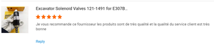 Vanne solénoïde d'excavatrice 121-1491 pour modèles 315C, 320C, 325C, 330C, 330D – Pièce de rechange 121-1491, 1211491 - Product Image 5