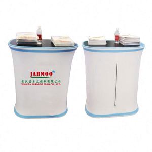 Exhibition Promotion Counter With Display Trade Show Counter Display Tension Fabric Counter - Product Image 1