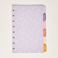 Séparateurs mensuels demi-lettres personnalisés, taille junior, pour carnets à spirales, séparateurs classiques pour carnets à spirales