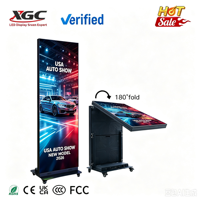 Panel de pantalla LED digital para interiores P1.86 P2.5, tipo póster, para tiendas minoristas.