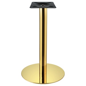 Pieds de table modernes de luxe pour bar, restaurant, argent, or, acier, noir, chrome, salle à manger, X, café, meubles, pieds de table industriels - Product Image 5