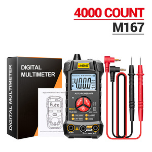 Multímetro Digital Mini ANENG M167, Testador Automático, Multímetro True RMS, Medidor de Transistor, NCV, Data Hold, 4000 Contagens, Lanterna - Product Image 6