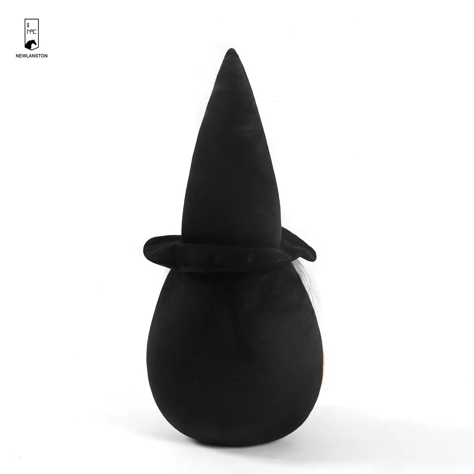 ديكور الهالوين الساحر الأسود مع قبعة الكأس لعبة المخمل القمر نجمة التطريز وسادة وسادة للأريكة المنزل