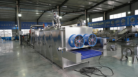 Machine de séchage alimentaire à trois couches pour fruits et légumes, sécheuse à trois niveaux à économie d'énergie pour usine alimentaire industrielle