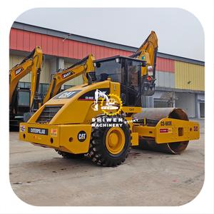 Compacteur de sol de haute qualité Cat CS683E CS56B d'occasion Machines de construction Certification CE EPA Moteur à rouleaux vibrants - Product Image 1