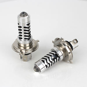 Kits de conversión de iluminación LED para motocicleta H4, Color dual, blanco, ámbar, azul, 12V-80V, Bombilla de alto brillo, Mini luz de conducción - Product Image 6