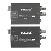 3G-SDI Videokit met Tally & Loop Out, reverse RS485, DC-voeding, type-C voeding, 10KM LC glasvezel converter extender