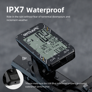 CYCLAMI BKV-310 2.4 Inch Digital GPS Bicycle Computer IPX7 Waterproof ANT+ Bike Stopwatch 9 Languages Speedometer <b>Wireless</b> - Product Image 6