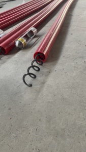 Machine d'aspiration de céréales flexible à spirale pour le béton, les granulés, le plastique et la farine – Convoyeur à vis - Product Image 4