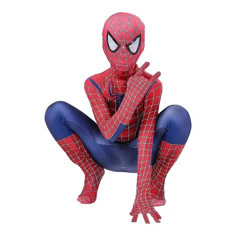 Fiesta de Halloween TV y película Spider Cosplay disfraces adultos ropa conjuntos Spider Man Hero ropa para niños