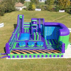 Parc à thème <span class=keywords><strong>gonflable</strong></span> avec parcours d'obstacles à l'intérieur, parc à thème à vendre - Product Image 6