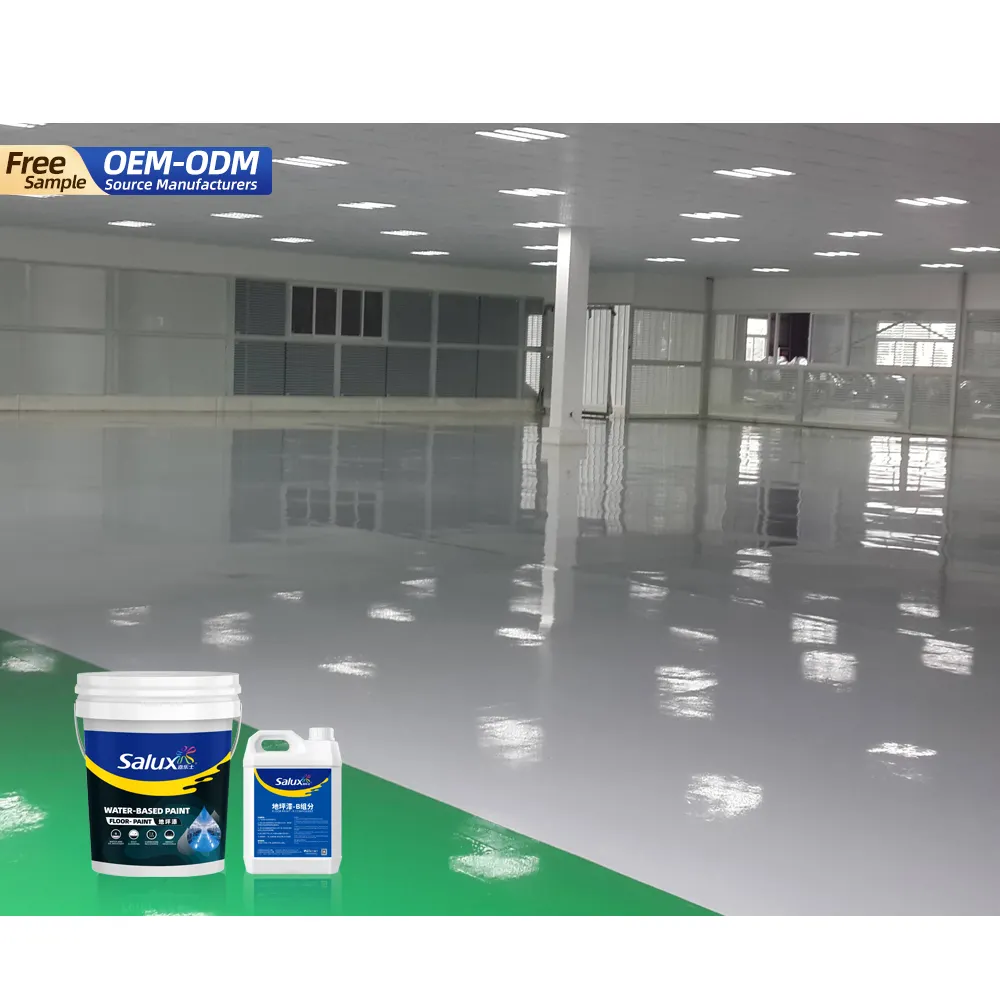 Salux Customized High Quality Epoxy Resin Floor Paint Epoxy Floor Paint Colors Floor Paint Epoxy Resin