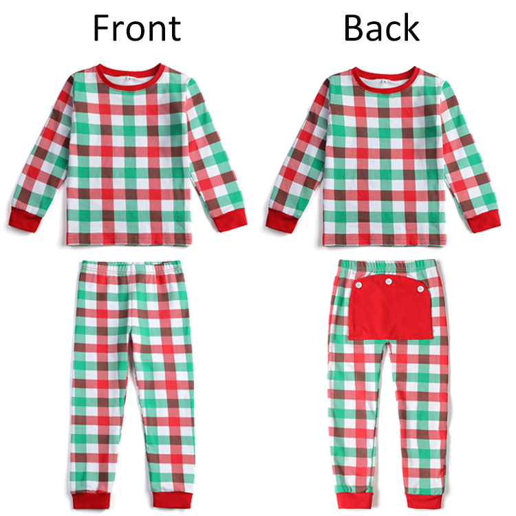 pajamas for women set adult clothes cotton pjs long pyjamas winter 2 pcs plaid sleepwear