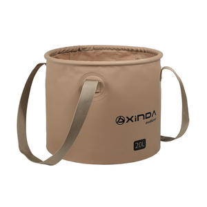 Seau à eau pliable Xinda 20L, portable, pour le camping en plein air, les pique-niques, la pêche, les voyages - Product Image 1