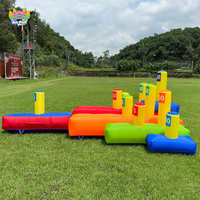 AirFunPro Anneaux géants gonflables pour les activités d'équipe - Matériel PVC écologique Jeu stimulant la coordination œil-main