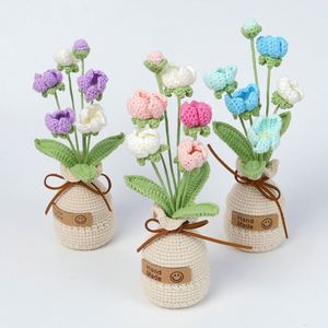 Mini fleurs artificielles DIY faites à la main, Phalaenopsis et Gypsophila, pour la décoration de Noël et les fleurs artificielles en pot - Product Image 1