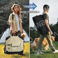 Cage à chien portable, grande, à parois souples, pliable, pour le transport d'animaux de compagnie, pour coffre de SUV et camping