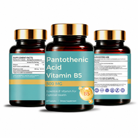 Capsules d'acide pantothénique 500 mg sous marque privée – Supplément de vitamine B5 – Formule personnalisée – Fabricant sous contrat – Suppléments de vitamine B5