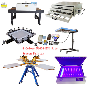 Máquinas de Serigrafía <span class=keywords><strong>Textil</strong></span> Manuales de 1 a 4 Colores para Impresión de Logotipos en Prendas - Product Image 1