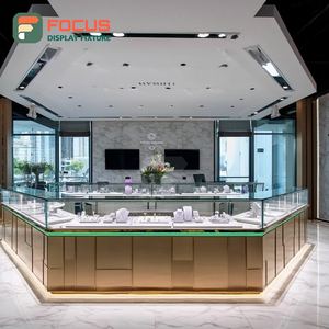 Muebles Modernos para Exhibición de Joyería, Vitrina de Metal para Mostrador de Centro Comercial - Product Image 4