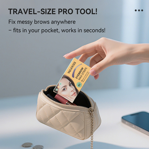 Kit di <span class=keywords><strong>Strisce</strong></span> di Cera Waxkiss a Doppio Lato per la Rimozione dei Peli delle Sopracciglia, <span class=keywords><strong>Strisce</strong></span> di Cera Fredda Efficaci per la Rimozione dei Peli del Viso - Product Image 6