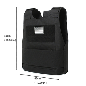 Chaleco Táctico de Seguridad Ajustable para Entrenamiento al Aire Libre, Chaleco Protector para Paintball, Cosplay, Equipo del FBI, Defensa Personal - Product Image 6