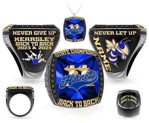 Anillo de Campeonato para Atletas, Modelo Sidan 669, Venta Directa de Fábrica, Diseño de Logotipo Personalizado, Chapado en Oro Rosa, Forma de Corazón - Product Image 3