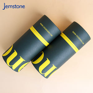 Emballage en tube kraft pour thé aux herbes et café, design personnalisé, écologique, tube en carton pour vêtements, boîte en tube de papier - Product Image 3