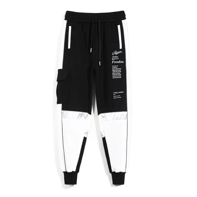 Calças casuais de algodão stretch masculinas, modernas, hip hop streetwear, 2023, dropshipping