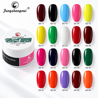 Vernis à ongles en gel UV de haute qualité, super brillant, auto-nivelant, couleurs vives, sans essuyage, pour les marques