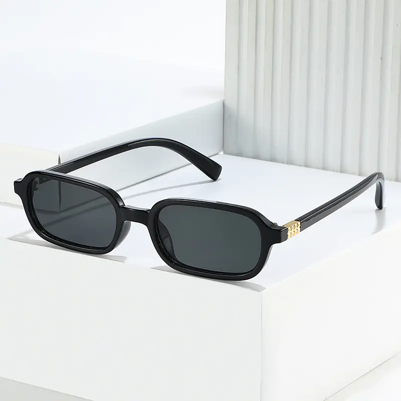 डेल ग्लास संकीर्ण फ्रेम सूर्य शेड्स वर्ग आंखों का चश्मा व्यक्तिगत फैशनेबल बहु रंग