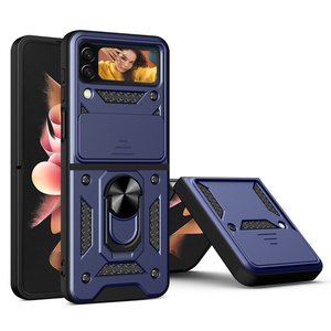 Accesorios para teléfono móvil, funda trasera con soporte para Samsung <span class=keywords><strong>Galaxy</strong></span> <span class=keywords><strong>Z</strong></span>, abatible 4, plegable, 4, <span class=keywords><strong>3</strong></span> ventanas, a prueba de golpes - Product Image 2