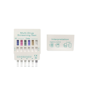 Kit <span class=keywords><strong>de</strong></span> <span class=keywords><strong>test</strong></span> rapide <span class=keywords><strong>de</strong></span> <span class=keywords><strong>dépistage</strong></span> <span class=keywords><strong>de</strong></span> drogues urinaires DEEPBLUE à 6 paramètres, utilisation manuelle, certifié CE, précision <span class=keywords><strong>de</strong></span> 99,9 % pour usage professionnel et judiciaire - Product Image 2