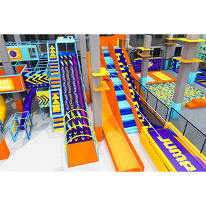 Aire de jeux intérieure pour enfants QiaoQiao 3000SQM avec grands toboggans lumineux et labyrinthes <span class=keywords><strong>Espace</strong></span> de divertissement adapté aux enfants - Product Image 1