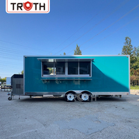 Camion de restauration mobile personnalisé Truth avec cuisine complète et générateur, cuisine mobile sur mesure pour café, pizza, barbecue et traiteur événementiel