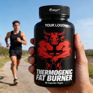 Kapsul Pembakar Lemak Termogenik OEM/ODM Alami Organik Bebas Gluten Pil Penurun Berat Badan Dewasa untuk Wanita untuk Mengecilkan Pinggang - Product Image 1