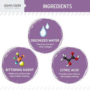 Spray anti-mastication sans alcool OEM/ODM pour chiens et chats - Dissuasion amère sûre pour les meubles et les points chauds - Product Image 2