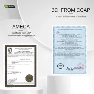 Pastillas de freno de coche Win World OEM D995 0446628040 0446644010 0446645010 pastillas de freno de cerámica de Rueda trasera para LEXUS TOYOTA ALPHARD Sienna - Product Image 6