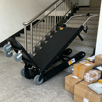 Chariot Élévateur Électrique à Quatre Roues en Acier, Capacité de Charge 300 kg, Outil Industriel pour le Déplacement de Meubles et le Stockage OEM