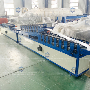 เครื่องม้วนชัตเตอร์สองชั้นทำ<span class=keywords><strong>จ</strong></span>ากเหล็กคอมโพสิตแบบไล่ระดับไฟอุปกรณ์ขึ้นรูปประตูแบบอั<span class=keywords><strong>จ</strong></span>ฉริยะ - Product Image 3