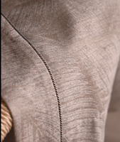 Rideau chenille floral jacquard pour hôtel et salon élégant pare-soleil de fenêtre technique tissée ignifuge