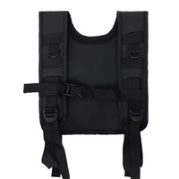Sac banane tactique d'extérieur en Oxford 600D vert et noir avec logo personnalisable – Produit de sécurité