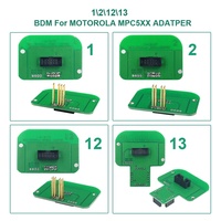 Marco BDM de Acero Inoxidable con LED y 22 Adaptadores OBD2, Herramienta de Reprogramación de ECU de Aluminio para Ingeniería Automotriz