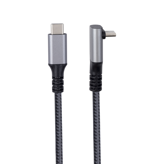 Right Angle 90 Degree USB-C Cable 4 Cable 240W Fast Charging 8K60Hz 40Gbps Thunderbolt 4/3 Compatible, for Apple iPhone 16/15