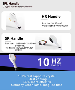 2 in 1 다기능 <span class=keywords><strong>IPL</strong></span> 옵트 레이저 제거 전문 멀릿 필터 다이오드 레이저 제모 피부 회춘 기계 - Product Image 3